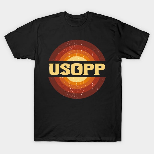 Vintage Proud Name Usopp Birthday Gifts Circle T-Shirt by Kisos Thass